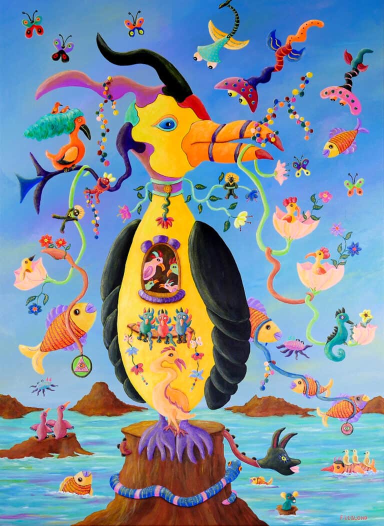 Tableaux Réalisme Imaginaire-Sin de Françoise Leblond